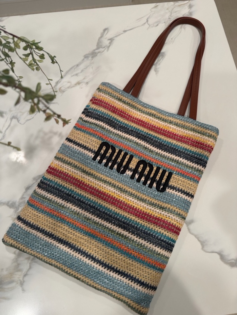 Striped Tote